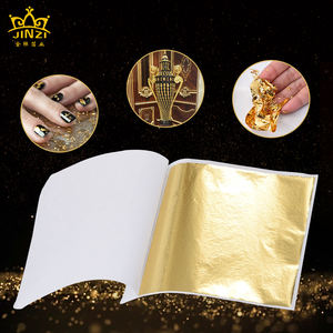 500 teile/beutel sehr schönes Blattgold 9*9cm Vergoldung Dekoration Maniküre Malerei Zeichnung Imitation Blattgold Blätter Silber Blätter - Product Image 1