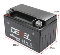 Universel Oem Denel 6mf7 Baterias Para Motos Batterie Plomb-acide pour 120cc Moto 12v 7ah Moto Batterie
