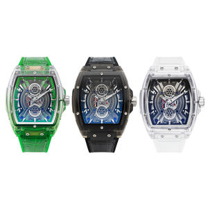 2026 Low Price Men's Business <b>Watch</b> Polycarbonate Transparent <b>case</b> Men's Luxury Custom Quartz <b>Watch</b> for Men Mechanical <b>Watches</b> - Product Image 3