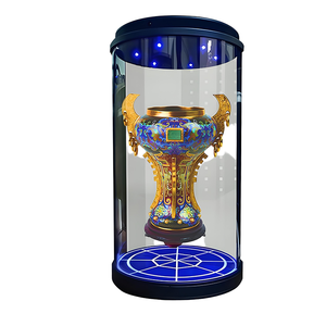 Humano Digital Cilíndrico con Interacción IA Holográfica 3D, Proyección Holográfica con Interacción IA OEM, Exhibición Transparente - Product Image 3