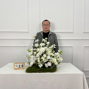 Popular Spring Wedding Flower Decor artificial aisle flowers High Quality Wedding Aisle Flowers Runner Wedding Walkway - Product Image 3