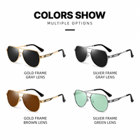 Lunettes de soleil polarisées de luxe personnalisées pour hommes, dernière collection de la marque de créateur