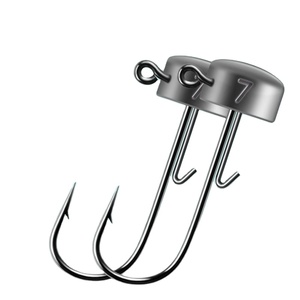 Señuelo de pesca de plomada de cabeza de plomo fundido a presión para lubina, cebo blando, para pez mandarín de aguas negras, 7g, microobjeto, ranura de sangre reforzada, para río - Product Image 1