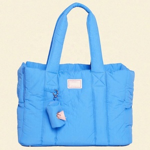 Tùy Chỉnh Trọng Lượng Nhẹ Puffy Bông Vật Nuôi Tàu Sân Bay Tote Mèo Con Chó Ví Mềm Vật Nuôi Du Lịch Túi Con Chó Nhỏ Tàu Sân Bay Nóc <span class=keywords><strong>Sherpa</strong></span> Vật Nuôi Tàu Sân Bay - Product Image 3