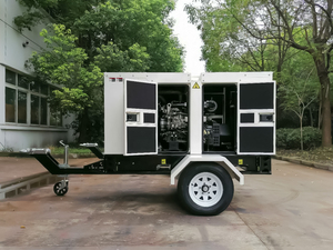 ALAD TECH AL-W80 静音型 10-160kW 電気ディーゼル発電機 トレーラー 水冷式 ATS 自動始動 ポータブル設計 50/60Hz 1 - Product Image 5