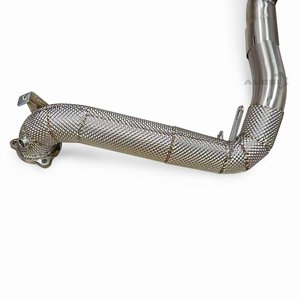 Tubo de <span class=keywords><strong>Escape</strong></span> Compacto Aislado de Flujo <span class=keywords><strong>Libre</strong></span> para Mercedes Benz CLA180 CLA200 C117 2012-2018 - Pieza Modificada para un Flujo de Aire Suave - Product Image 3