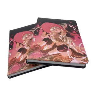 Notebook capa papel personalizado com Glitter Notebook Planner Printing Factory