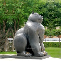Célèbre statue de cheval Botero en bronze grandeur nature réplique cheval Medellin à vendre