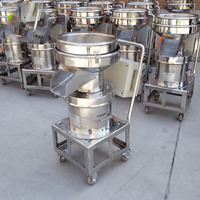 Petit tamis vibrant rotatif en acier inoxydable de 450 mm pour liquides et granulés
