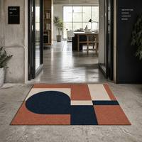 Tapis d'entrée en velours gaufré 3D durable, de haute qualité, taille personnalisée, antidérapant, en caoutchouc, pour hall d'entrée