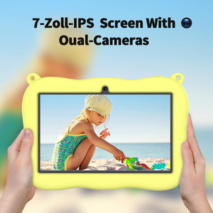 Tablette pour enfants <span class=keywords><strong>Pritom</strong></span> <span class=keywords><strong>K7</strong></span> Pro Panda 7 pouces, Android 13, 2 Go de RAM, 32 Go de ROM, écran HD IPS, processeur quadricœur, tablette éducative, OEM ODM, vente en gros - Product Image 2
