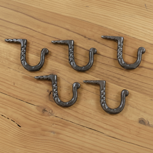 ตะขอเหล็กติดผนังขนาด40มม. ตะขอติดเล็บตะขอเหล็กเหล็กหล่อ - Product Image 1