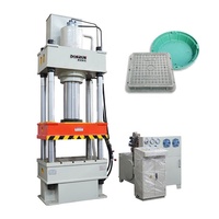 Presse hydraulique de 315 tonnes pour la fabrication de couvercles d'égouts en PRF BMC par thermoformage, avec moule personnalisé, certifiée CE