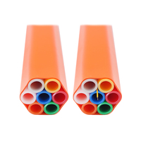 Installation directe de fibre de microconduit de faisceau de tubes enterrés de 16/12mm 7 manières utilisées pour le réseau FTTH
