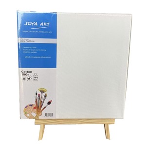 Precio barato al por mayor 100% algodón pintura lienzo estirado para pintar - Product Image 5