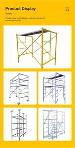 Système d'<span class=keywords><strong>échafaudage</strong></span> en acier de type passage, échelle de construction galvanisée, <span class=keywords><strong>échafaudage</strong></span> à cadre de <span class=keywords><strong>maçon</strong></span> pour usage extérieur en hôtel, haute performance - Product Image 6