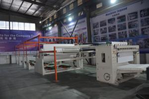 Automatische <span class=keywords><strong>3</strong></span>-lijns machine voor het maken van tissuepapier, V-vouw tissuehanddoekvouwmachine in Taiwan - Product Image 2