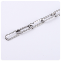 Yiwu Aceon acier inoxydable épais Long ovale lien trombone divers connecter conception bricolage balancent charme grand espace longue chaîne à maillons