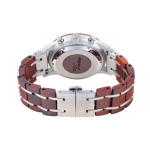 <span class=keywords><strong>Bracelet</strong></span> en bois <span class=keywords><strong>Interchangeable</strong></span> en acier inoxydable 316L montres à Quartz Logo personnalisé OEM bricolage Design chronographe <span class=keywords><strong>montre</strong></span> en bois pour hommes - Product Image 3