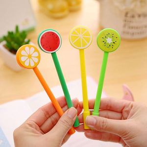 Fruit-shaped Plastic Gel <b>Pen</b> with Customized Colors Blue Logo Promotional Advertising Gift <b>Pens</b> for Children Wholesale Events - Product Image 1