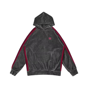 OEM Biểu Tượng Tùy Chỉnh Người Đàn Ông Của 2 Mảnh Bông Áo Đặt Đau Khổ Thêu Phun In Ấn Jogger Tracksuit Áo Và Quần Bó Sát Thiết Lập - Product Image 2