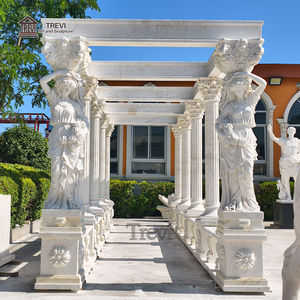 حديقة القلعة ديكور شرفة الرخام النحت الحجر جناح الممرات الطويلة - Product Image 6