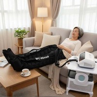 Appareil de compression pneumatique intermittente homologué CE VU, pantalon de thérapie par compression à 12 chambres pour le lymphœdème