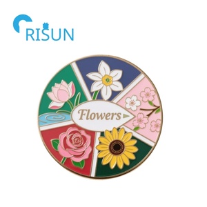 Nuevo producto, opción giratoria, selección, dificultad, broche de Margarita, esmalte personalizado, dónde ir, quién soy, Pin de insignia giratorio interesante - Product Image 3