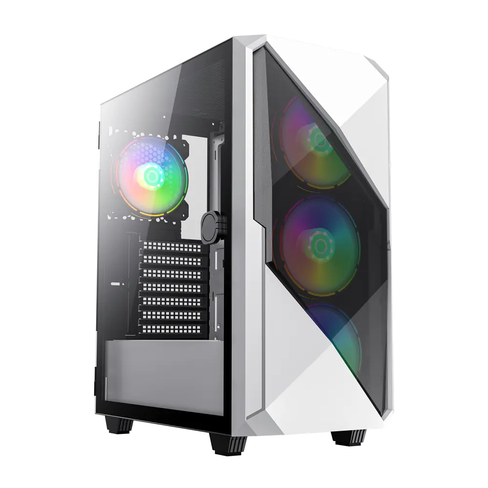 ATX/M-ATX/ITX orizzontale cassa del PC del pannello frontale per il gioco