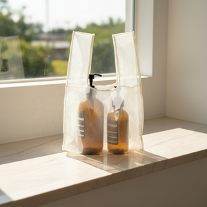 Sac fourre-tout en organza transparent <span class=keywords><strong>de</strong></span> Corée du <span class=keywords><strong>Sud</strong></span>, emballage en boîte en papier léger, produits cosmétiques et <span class=keywords><strong>de</strong></span> soin <span class=keywords><strong>de</strong></span> la peau, sac cadeau <span class=keywords><strong>de</strong></span> Noël - Product Image 6