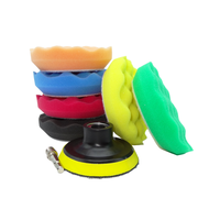 Meilleure vente, ensemble de tampons en mousse de polissage de 3 pouces DA pour les détails de voiture