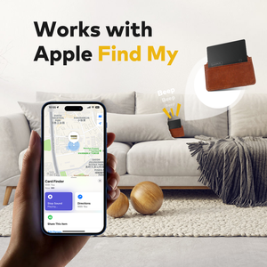 כרטיס מעקב דק לארנק עם אפליקציית איתור Find My של אפל לתגים למזוודות, דרכונים, טלפון, עמיד במים בתקן IP68 - Product Image 4