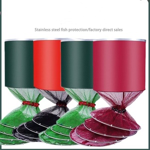 Byloo Filet de poisson Anguille Crevette Crevette Appâts vivants Pêche Piège pliable Cast Keep Net Crabe Écrevisse Homard Catcher Pot Piège - Product Image 5