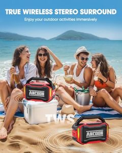 Haut-parleur <span class=keywords><strong>Bluetooth</strong></span> robuste ANCOON 160W, étanche IPX6, 20H, stéréo TWS, 10000mAh, avec lumières dynamiques - Product Image 5