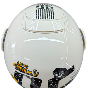 Mũ bảo hiểm xe máy cổ điển kiểu mở mặt, đạt chuẩn DOT, kính chắn gió kép, thiết kế retro dành cho người lớn, nam nữ, phù hợp với xe mô tô, xe cruiser, xe bobber - Product Image 2