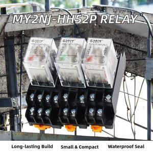 MY2NJ-HH52P tout le <span class=keywords><strong>relais</strong></span> intermédiaire miniature de bobine de cuivre 8-Pin avec le <span class=keywords><strong>point</strong></span> de contact d'alliage d'argent et la protection scellée - Product Image 2