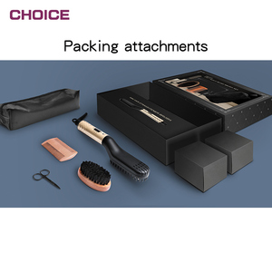 Nouveau kit de toilettage de la barbe <span class=keywords><strong>à</strong></span> marque privée, ensemble de peignes chauffants pour lisser la barbe, <span class=keywords><strong>brosse</strong></span> <span class=keywords><strong>à</strong></span> <span class=keywords><strong>cheveux</strong></span> <span class=keywords><strong>électrique</strong></span> ionique pour hommes - Product Image 6