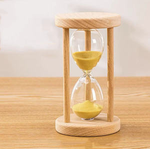 Bán Buôn Đồng Hồ Cát Bằng Gỗ Cho Nhà Bếp Trà 5 10 15 30 Phút Đồng Hồ Cát Thủy Tinh - Product Image 1