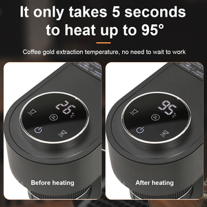Nueva máquina de <span class=keywords><strong>café</strong></span> automática Mini Espresso recargable <span class=keywords><strong>con</strong></span> autocalentamiento inteligente, cápsula de cafetera portátil para exteriores y oficina - Product Image 4