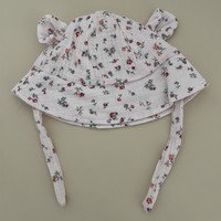 Sombrero de Sol Tipo Pescador para Bebés de 3 a 12 Meses, Primavera-Otoño, Diseño Europeo Americano con Orejas de Conejo, Transpirable, de Algodón