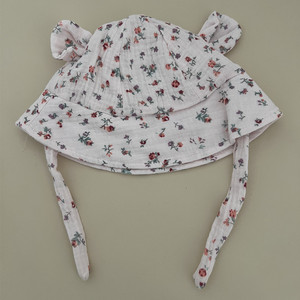 3-12M <strong>Newborn</strong> Spring Autumn Twinkle European American Baby Rabbit Ear Breathable Cotton Bucket <strong>Sun</strong> <strong>Hat</strong> for Children - Product Image 6