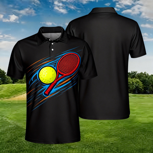 Uniforme de Pickleball Personalizado para Hombre, Sublimado, Impresión 3D, Camiseta Transpirable, Camisetas <span class=keywords><strong>Polo</strong></span> Personalizadas para Clubes Deportivos - Product Image 5