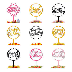Merri Wish - Accesorios para Pasteles al por Mayor, Varios Adornos Acrílicos para Pasteles de Boda, Aniversario y Cumpleaños - Product Image 3