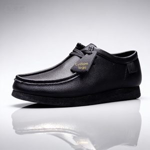 Chaussures habillées haut de gamme à lacets, tendance mode, semelle souple, pour bureau, imperméables, légères, en cuir véritable - Product Image 2