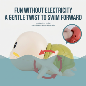 Jouets aquatiques pour bébés, jouets aquatiques pour enfants, pingouin et baleine à remonter, jouets aquatiques pour la salle de bain - Product Image 2