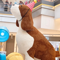 Modèle de chien gonflable géant pour la publicité, décoration gonflable de chien pour la promotion