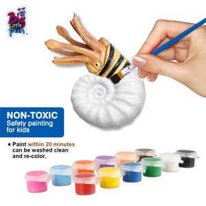 Fornitura per feste da colorare giocattoli creativi artigianali per bambini squalo Rock per la pittura di organismi marini Kit di pittura adesivo per <span class=keywords><strong>classe</strong></span> d'arte - Product Image 2
