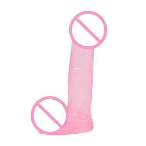 Mini Dildo de Acero Realista con Ventosa, Pene de Cristal Multicolor, Juguete Sexual Femenino, Suministro Directo de Fábrica, Producto Íntimo - Product Image 2