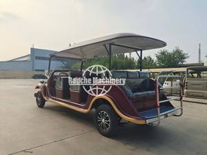 Auto Eléctrico Clásico Vintage de 8 Plazas para Recorridos Turísticos, con Batería de Plomo-Ácido, Velocidad Máxima de 60 km/h, Estilo Real de Lujo para Recorridos Urbanos - Product Image 4