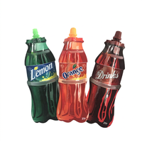 Sachet de Jus en Plastique Personnalisé en Forme de Bouteille, Prix Usine, Pochette avec Bec Personnalisé, Emballage de Jus de Fruits, Sachet de Boisson